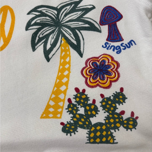 Mother The Square Multi Motif Grafic Sweatshirt - Picture 10 of 12